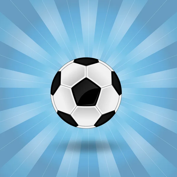 Ilustración de una pelota de fútbol — Archivo Imágenes Vectoriales