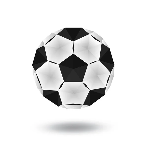 फुटबॉल गेंद चित्रण — स्टॉक वेक्टर