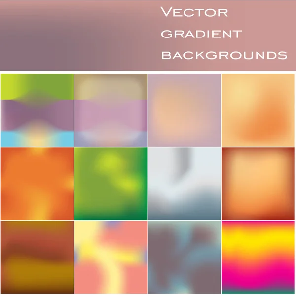 Gradient backgrounds with vintage feel — Stock Vector