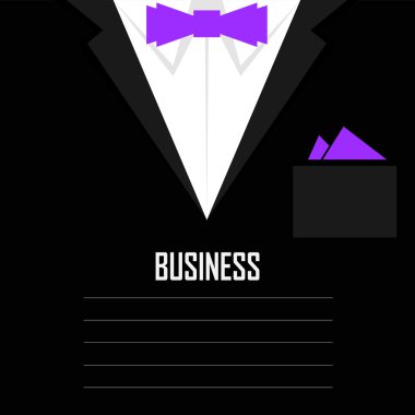 Kravat ile iş erkek takım elbise