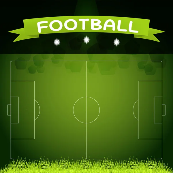 Предпосылки для футбольных карт — стоковый вектор