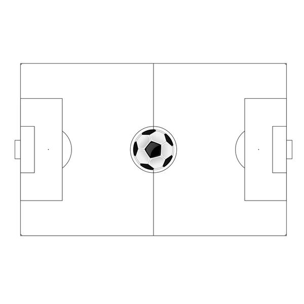 Contexte pour les cartes de football — Image vectorielle