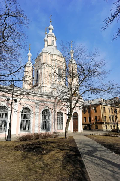 Orthodox Cathedral on Vasilevsky island — Stock Photo, Image