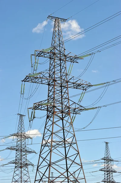 High-voltage transmission lines Stock Picture