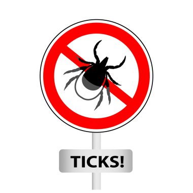 Uyarı işareti keneler