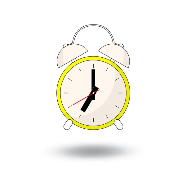 Alarm clock - vector illustration. cartoon  style design — Stock Vector