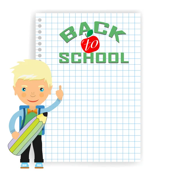 Back to school design — Stock Vector