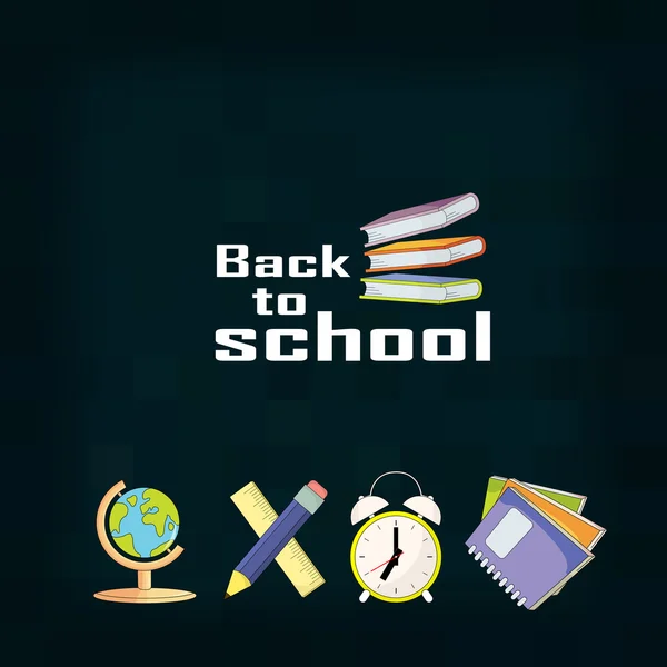 Back to school design. Vector illustration — Stock Vector