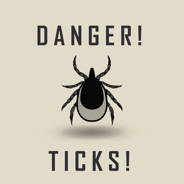 Uyarı işareti keneler