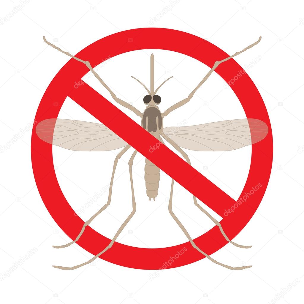 stop mosquito sign