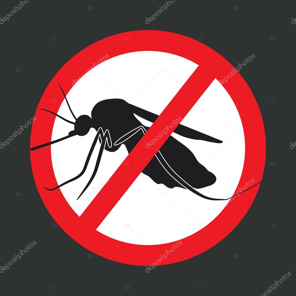 stop mosquito sign