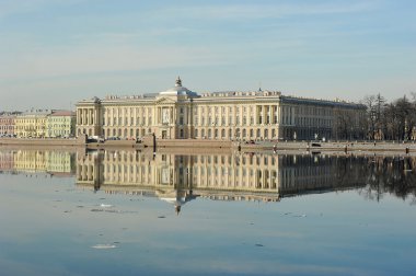 Neva and Academy of arts in St. Petersburg