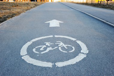 Yol işareti bisiklet yolu
