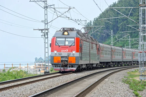 Balades en train près de Sotchi — Photo