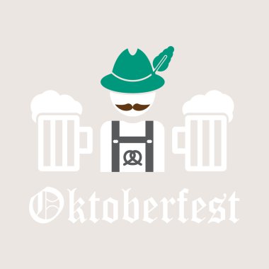 tebrik kartı Oktoberfest tasarım
