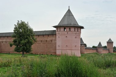 Suzdal, Rusya manastırda duvarına