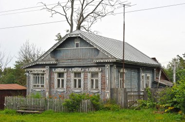 eski ahşap evde suzdal, Rusya Federasyonu
