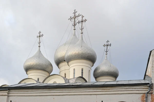 Cúpula da Catedral Ortodoxa de Santa Sofia em Vologda, Rússia — Fotografia de Stock