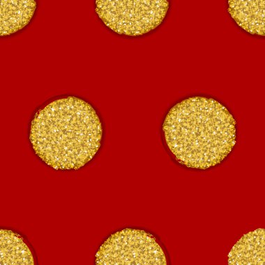 Altın çizilmiş noktalar ile Seamless Modeli