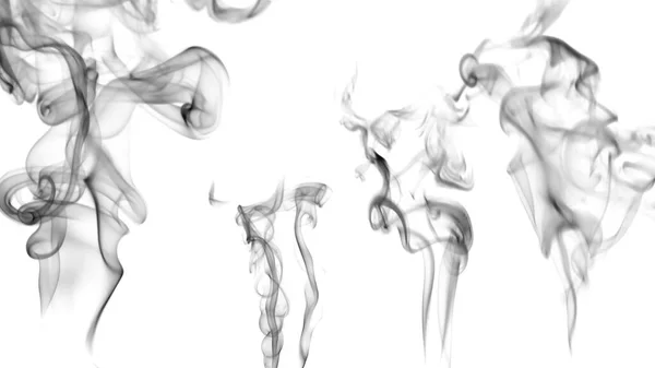 Movimiento Borroso Abstracto Humo Sobre Fondo Blanco Para Arte Concepto — Foto de Stock