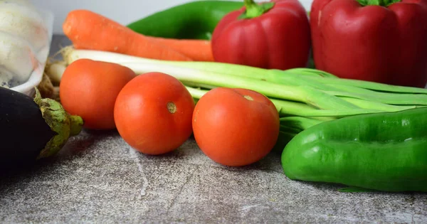 Healthy products for our body. Vegetables and miscellaneous. Orchard natural background.