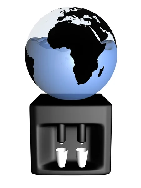 Globe water machine Stock Image