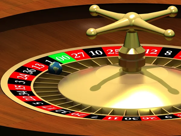 Världen i Roulette — Stockfoto