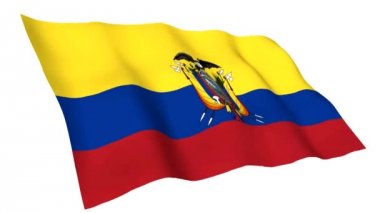 Hareketli bayrak ofecuador