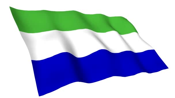 Geanimeerde vlag van Galapagos eilanden — Stockvideo