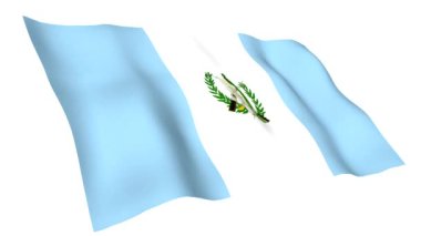 Animasyonlu Guatemala bayrağı