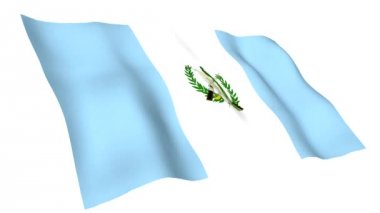 Animasyonlu Guatemala bayrağı