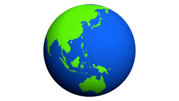 Globe dans un fond blanc 