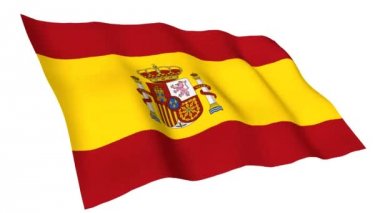 Animasyonlu İspanya bayrağı