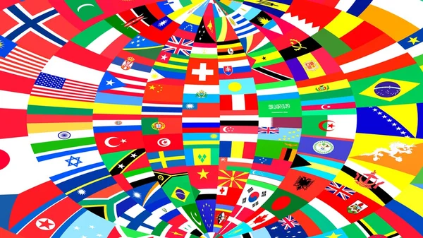 Bandiere del mondo — Foto Stock