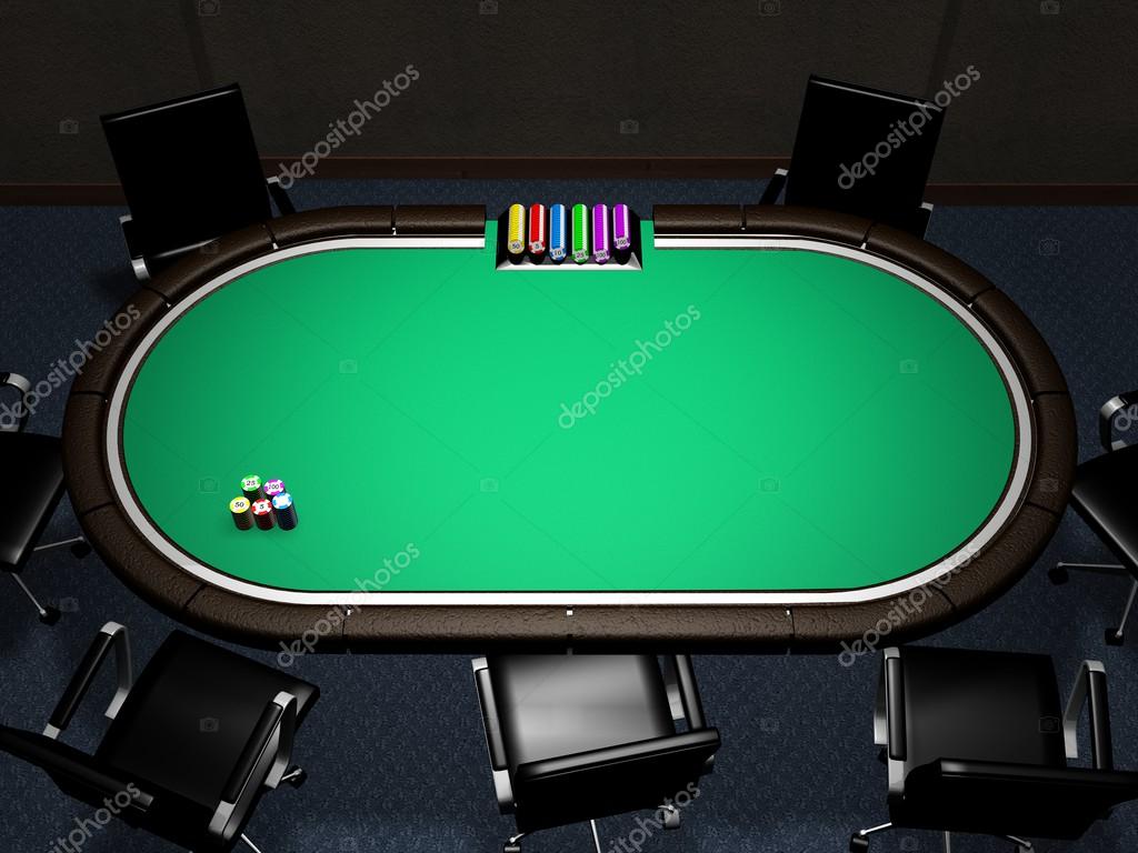 Poker Table Room — Stock Photo © jsddesign 60642031