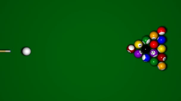 Billiard — Stock video