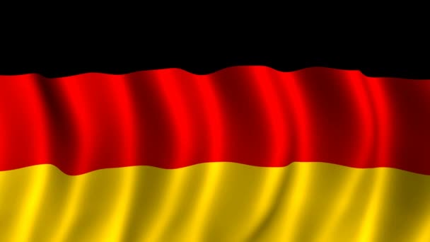 Bandera animada de Alemania — Vídeos de Stock