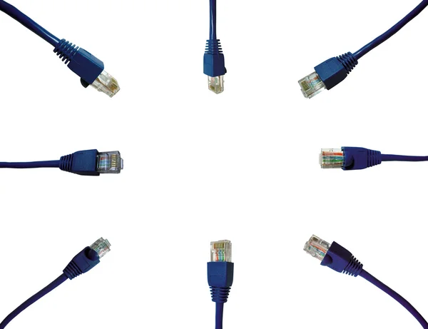 Network Connectors Background — Stock Photo, Image