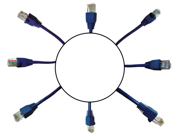 Network Connectors Background — Stock Photo, Image