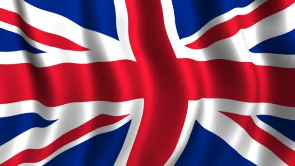 Flag of United Kingdom — Stock Video