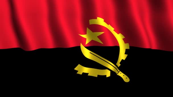 Flag of Angola — Stock Video