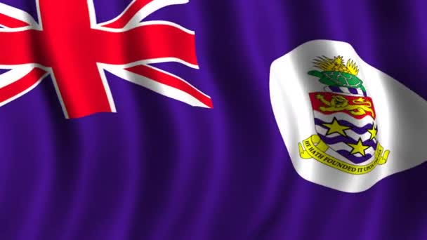 Caymanis bayrağı — Stok video