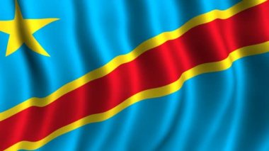 Demokratik Kongo Cumhuriyeti Bayrağı