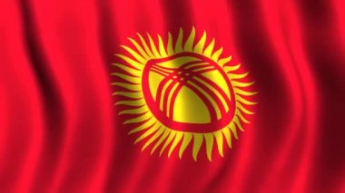 Kırgızistan bayrağı