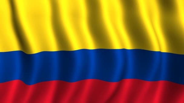 Bandiera della Colombia — Video Stock