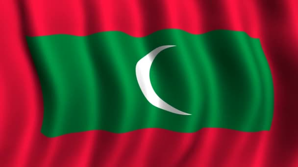 Drapeau des Maldives — Video