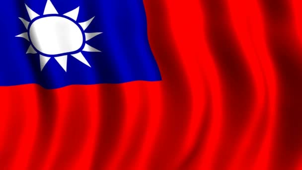 Drapeau de la république de Chine — Video