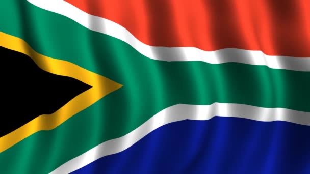 Flag of South Africa — Stock Video