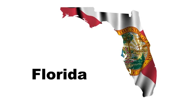 Vlag van florida — Stockfoto