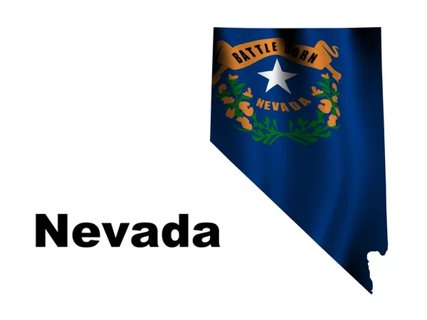 Vlag van nevada — Stockfoto